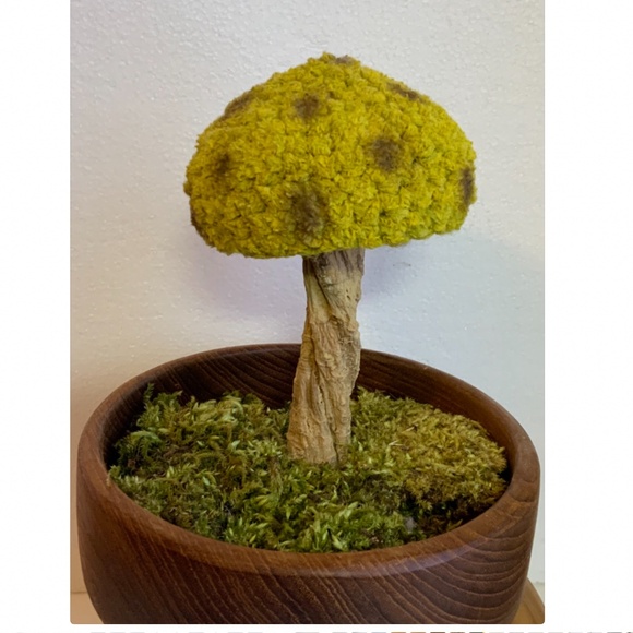 Mushroom “Augusta Maculata”. Mixed media, handmade. Signed MNK - Picture 3 of 3